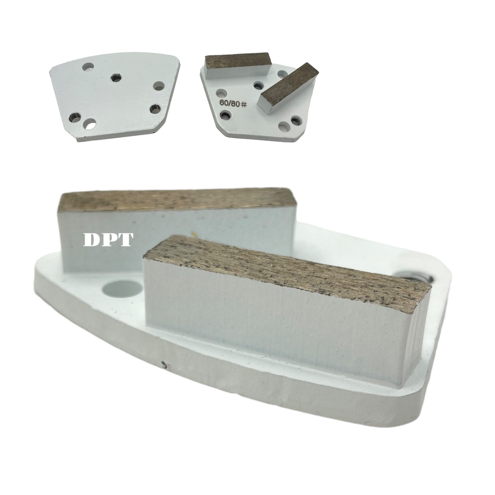 6 Pack Bolt on Diamond Grinding Discs for Floor Grinders Hard Concrete Surface
