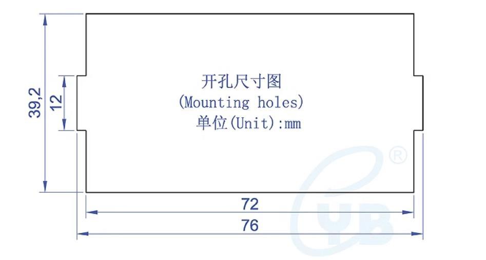 1Pcs YB5135B 3 1/2 LED Digital DC Voltmeter Panel Meter DC 0-200V