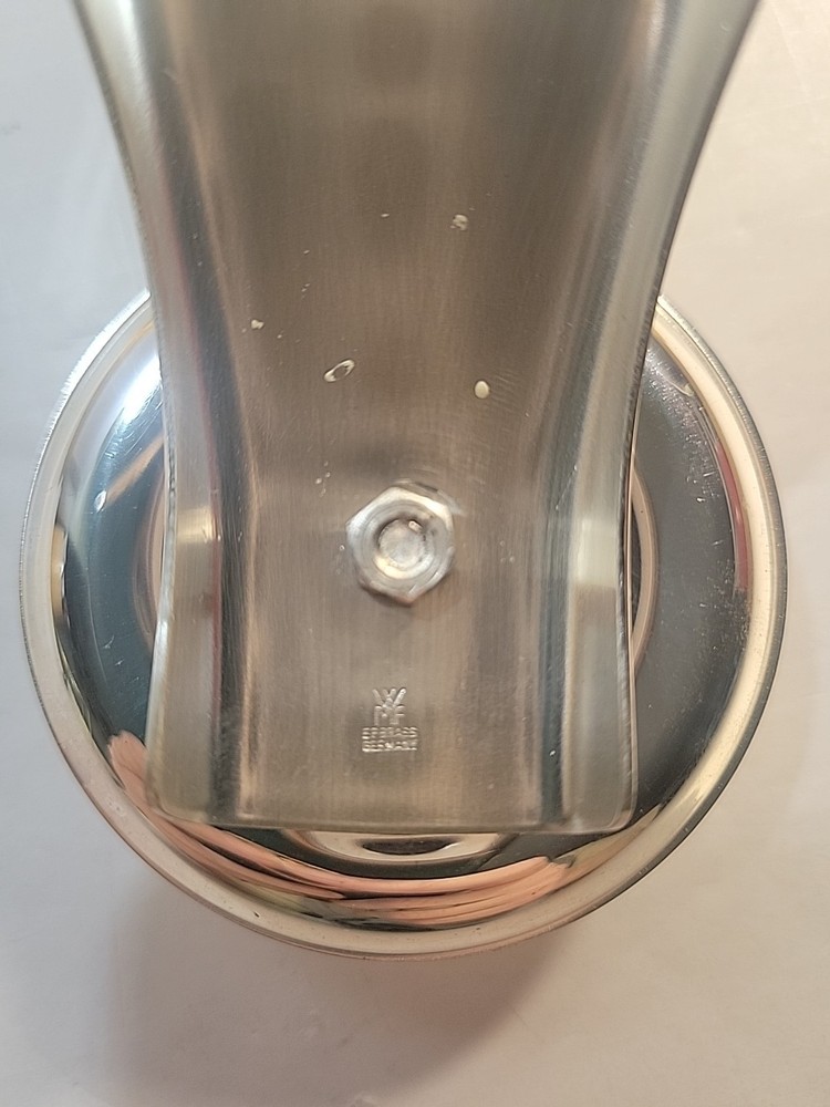 WMF Ikora 2 Light Candelabra Silver Plate Brass Modernist 4923 Germany READ