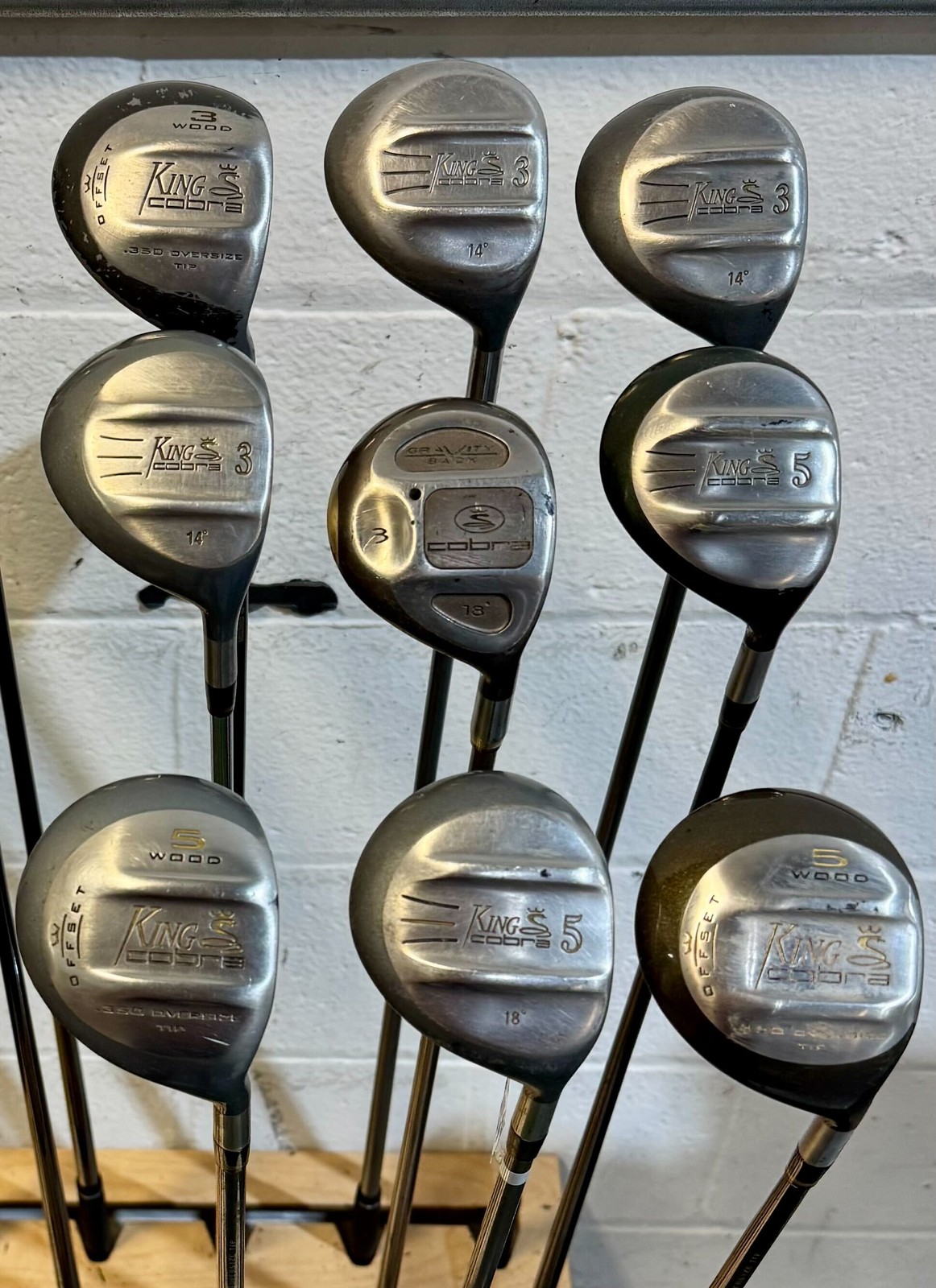Wholesale Lot of 20 Golf Clubs - Cobra Fairway Woods