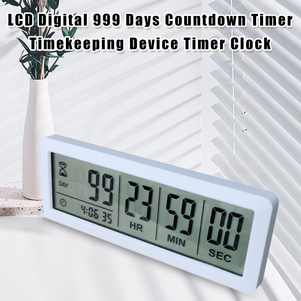 999 Days Count Down Clock Digital Countdown Days Timer Clock Time Management