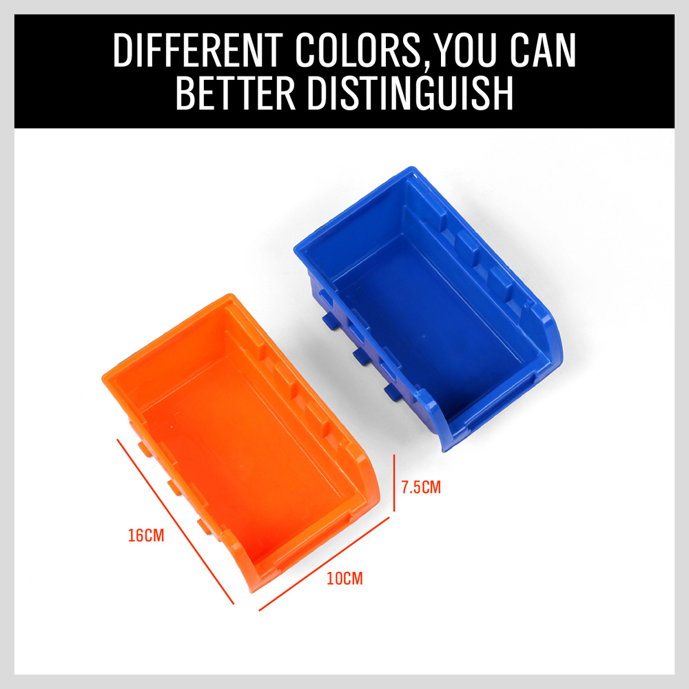 6 Shelf 36 Bin Storage Rack Shelving Commercial Storing Wire Shelves Organizer