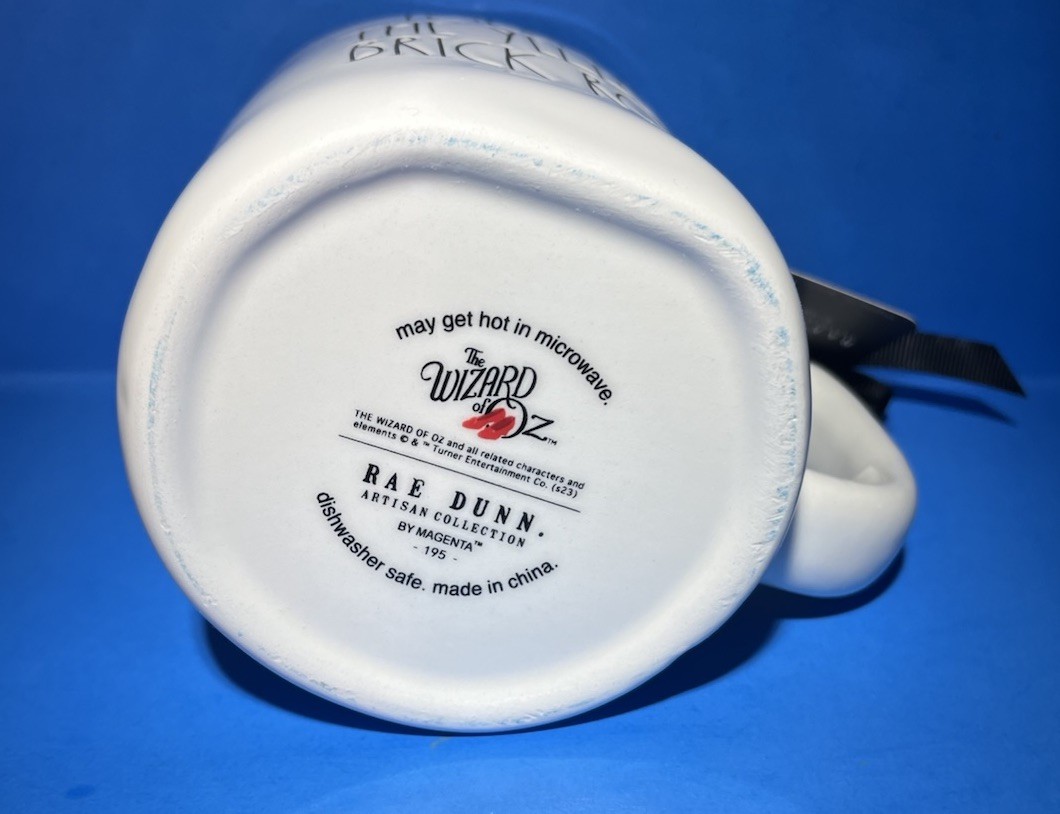 Wizard of Oz Scarecrow Emerald City Coffee Mug Set Collectible Rae Dunn NWT