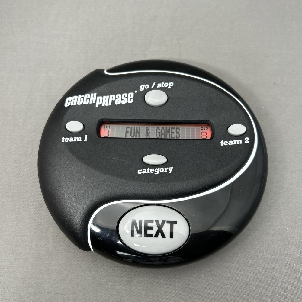 Hasbro Catch Phrase Electronic Handheld Game - Black Edition