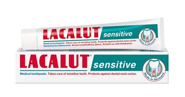8 Pack LACALUT SENSITIVE Daily Toothpaste, 75ml