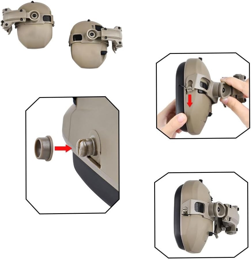 ARC Rail Adapter for Tactical Helmets, Fast Helmets Accessories Compatible wi...