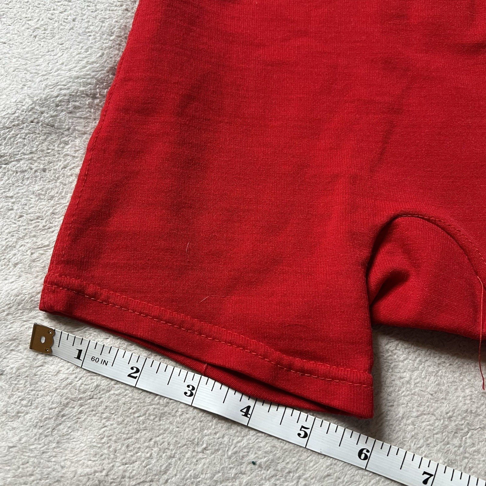 Vintage 1950's Iowa Sports Supply Youth Singlet Uniform Gym Class Sports Red 28