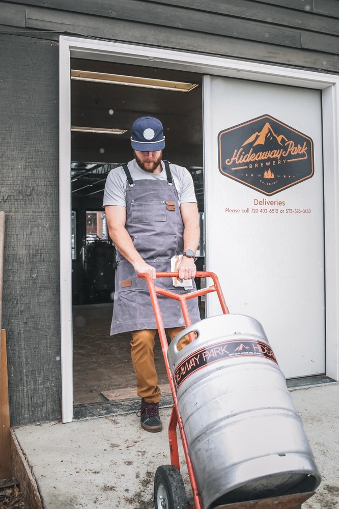 WHITEDUCK Heavy Duty Waxed Thick Canvas Apron 24oz Multi-Functional Work Apron