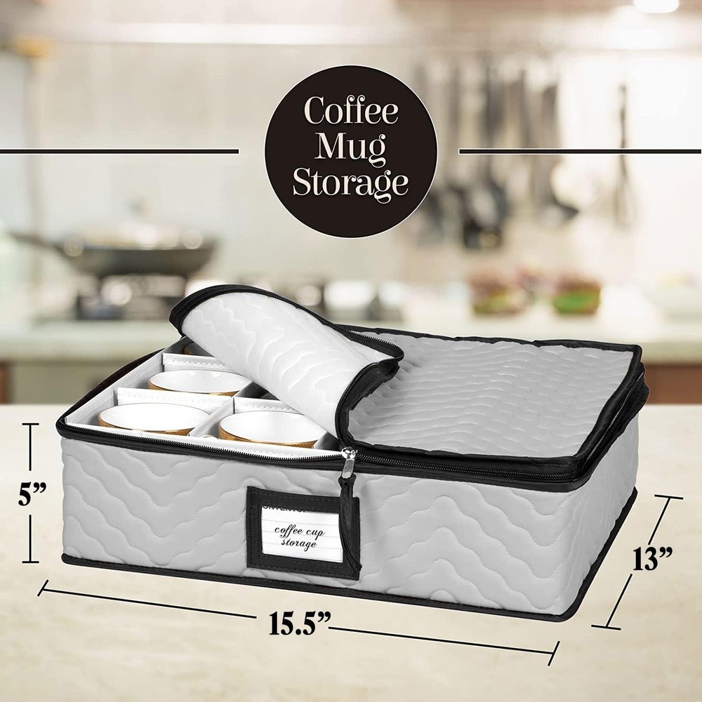 China Storage Containers 5-Piece Set Moving Boxes for Dinnerware, Glasses, Pl...