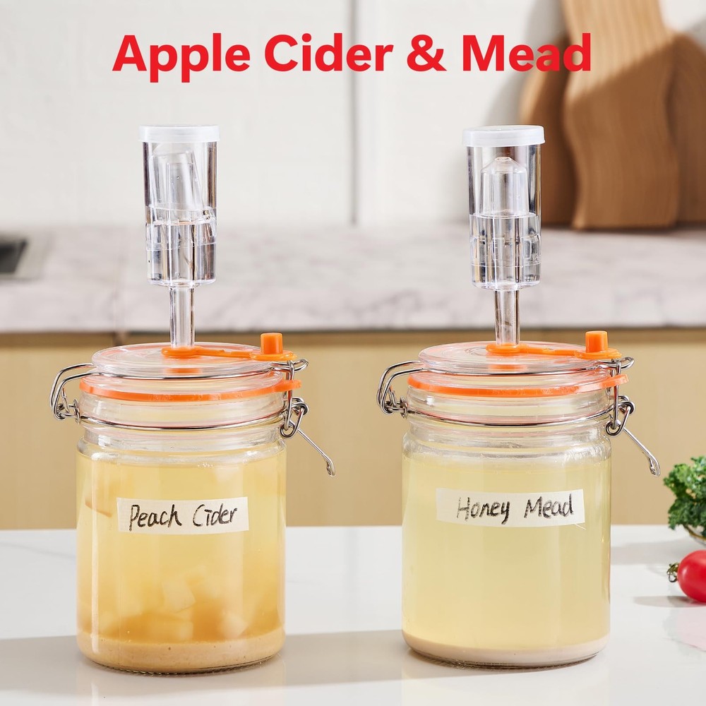 JILLMO Fermentation Jar, 700ml Fermenting Kit with Fermentation Weights and A