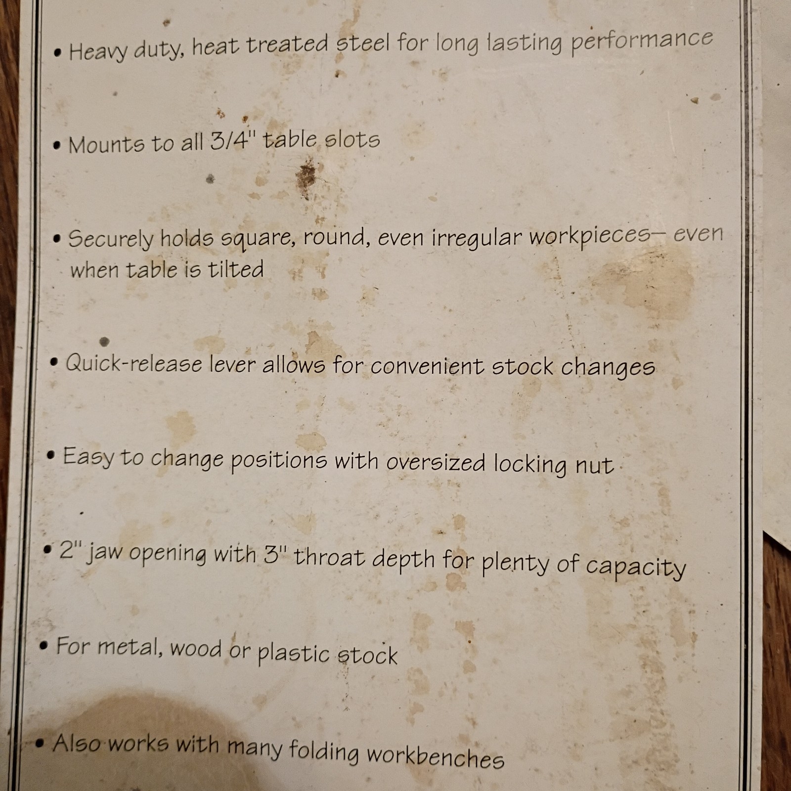 Pittsburg Heavy Duty Pittsburgh 9" Locking Drill Press Clamp Vise