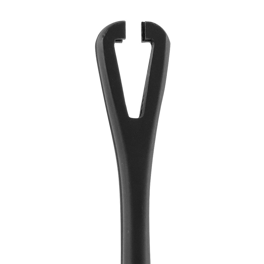 Mini Pennington Forceps Black 6 inch Slotted Piercing Tool