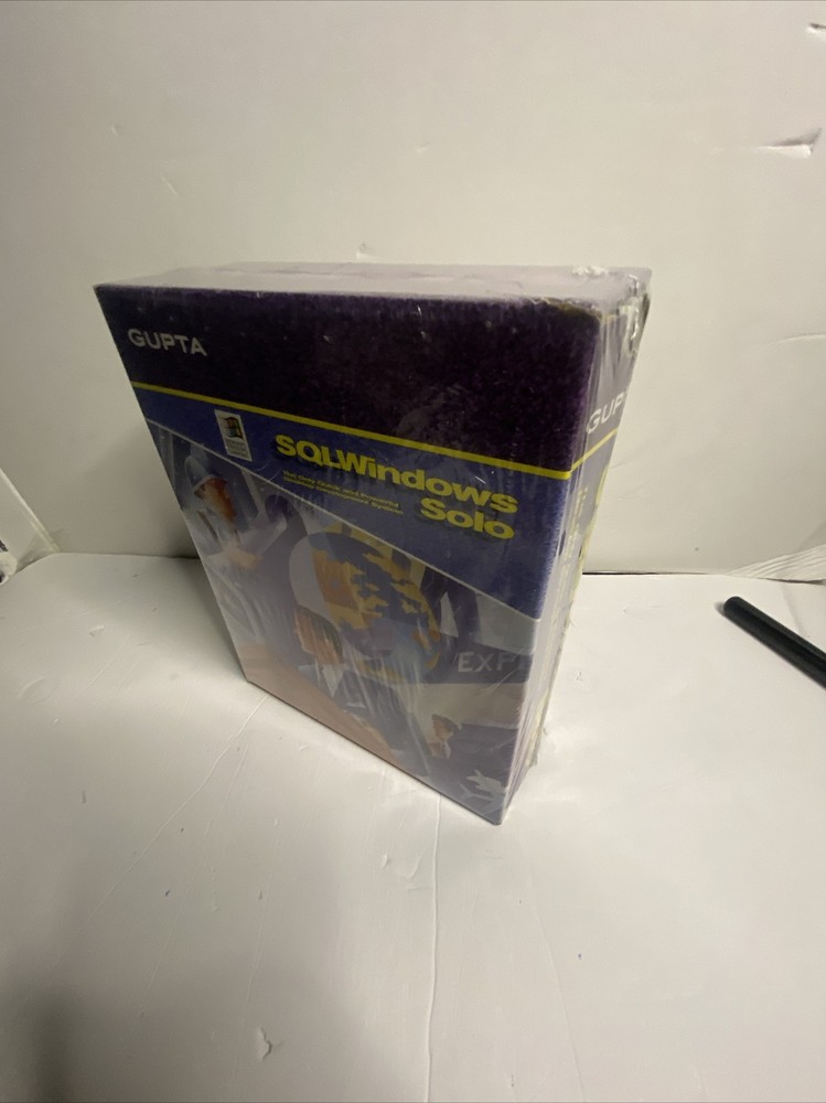 Gupta SQLWindows Solo Desktop Development System Sealed Box Windows 1994