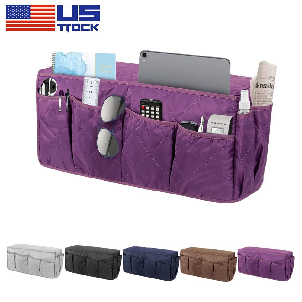 Armrest Organizer TV Remote Holder 14 Pocket Caddy for Couch Sofa Recliner Chair