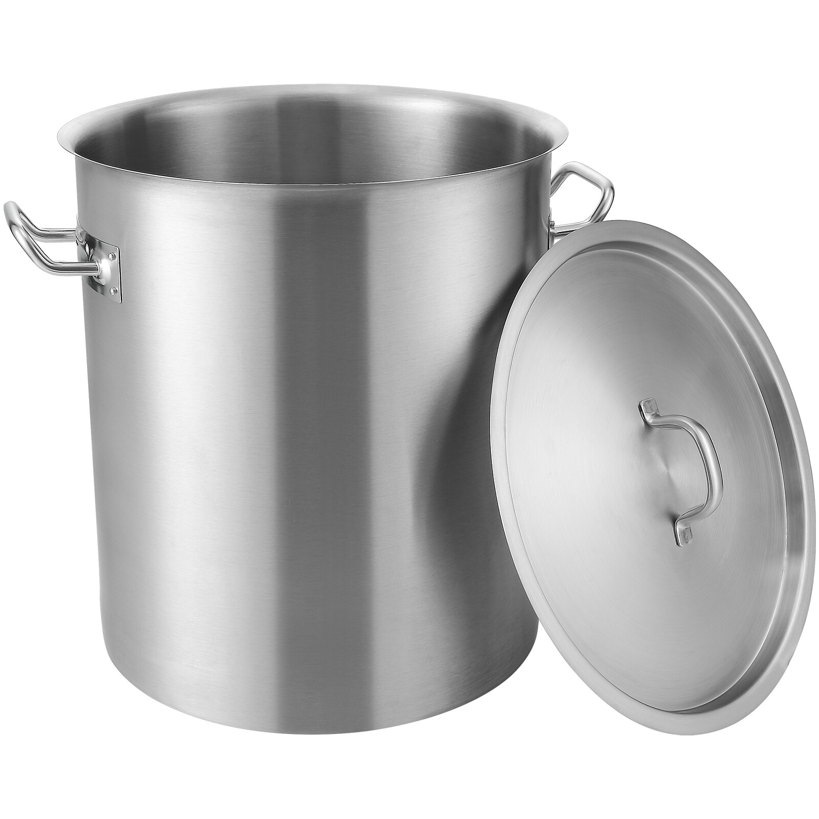 VEVOR 18/8 Stainless Steel Stock Pot 42 Qt Large Cooking Sauce Pot w/ Lid