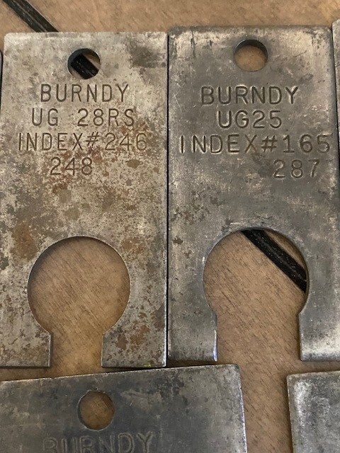Vintage Burndy Index Die