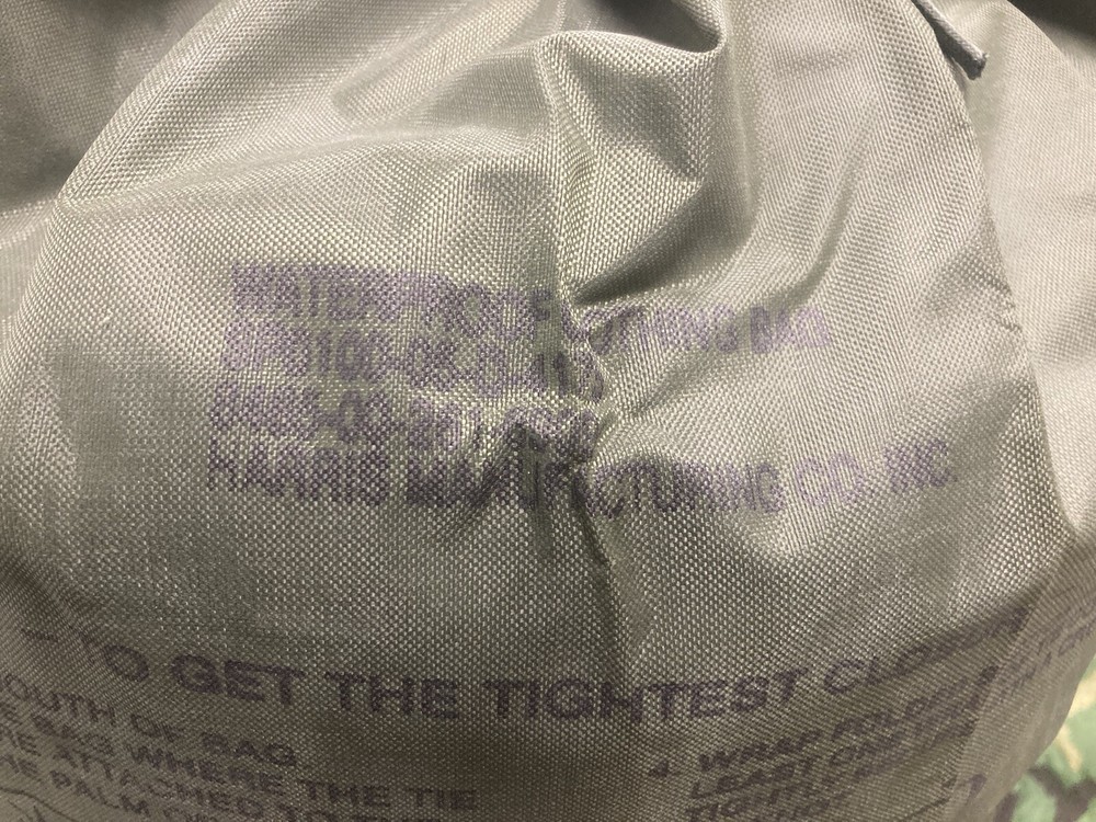 Water Proof Clothing / Laundry Bag USGI NOS From the Original Case