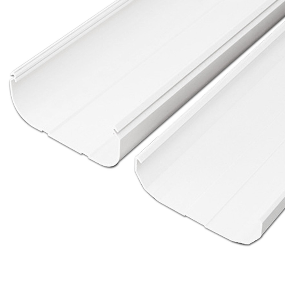 3" W 9.5 Ft Line Set Cover Kit for Mini Split Central Air Conditioner Decorative