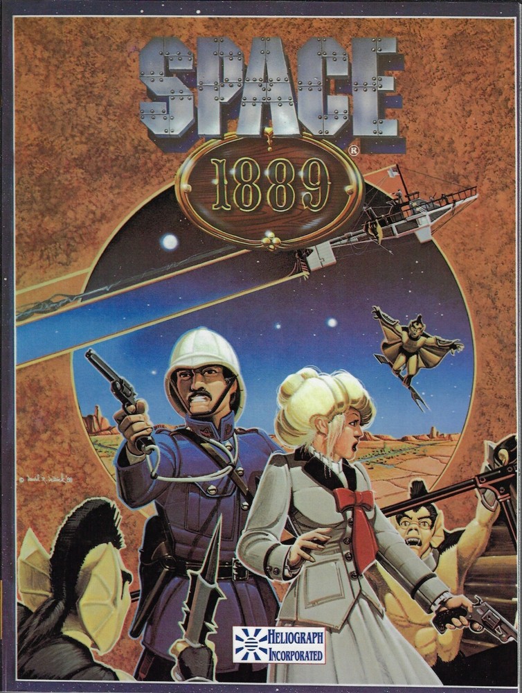 Space 1889  Softbound Core Rule book - GDW Heliograph *FS