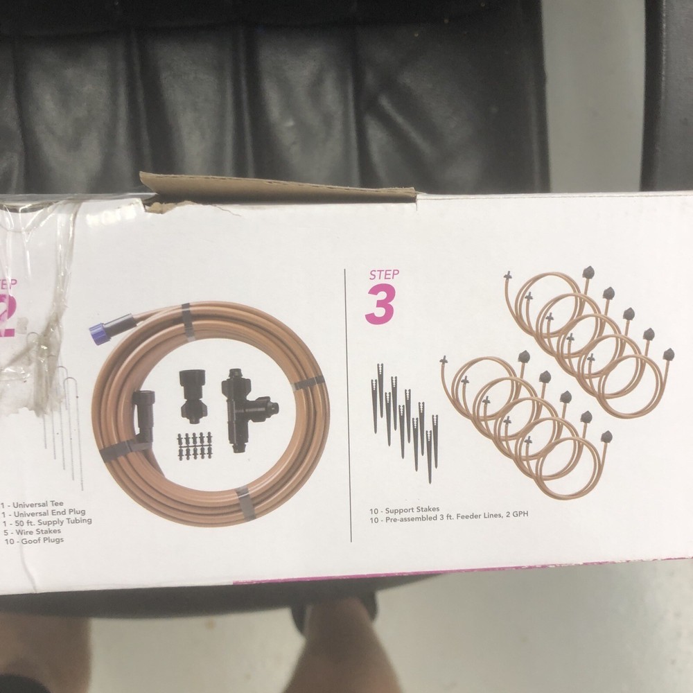 Raindrip Flower Shrub and Tree Kit with Timer Auto Watering S3