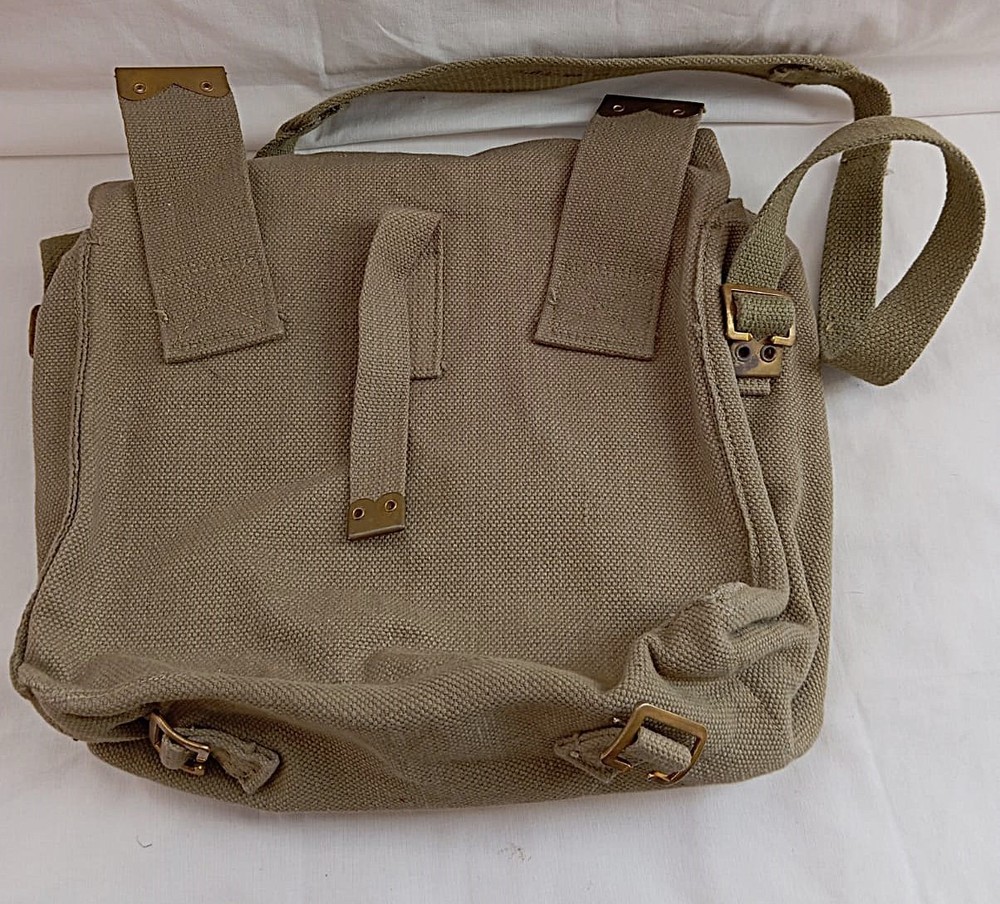 Belgian Army 1937 Pattern Webbing Bag Haversack Small Pack Dated 1954