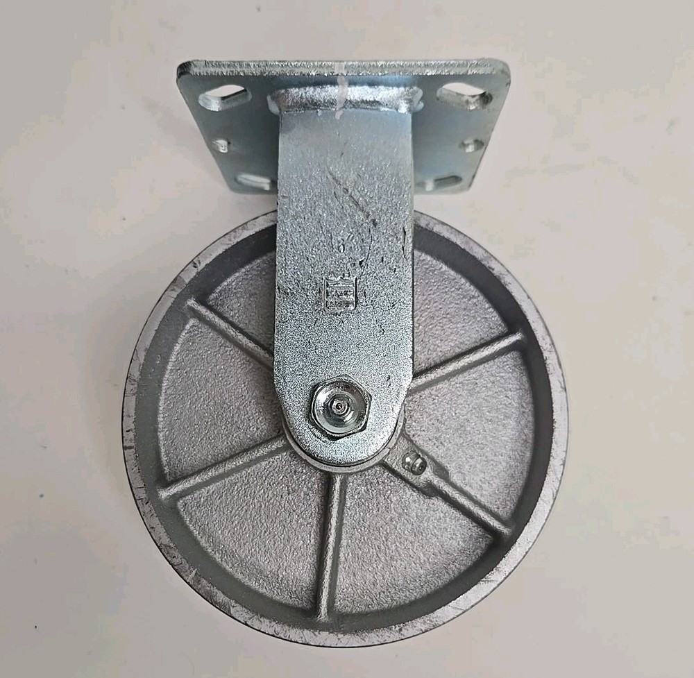 6" x 2" Heavy Duty "Steel Wheel" Caster -  Rigid