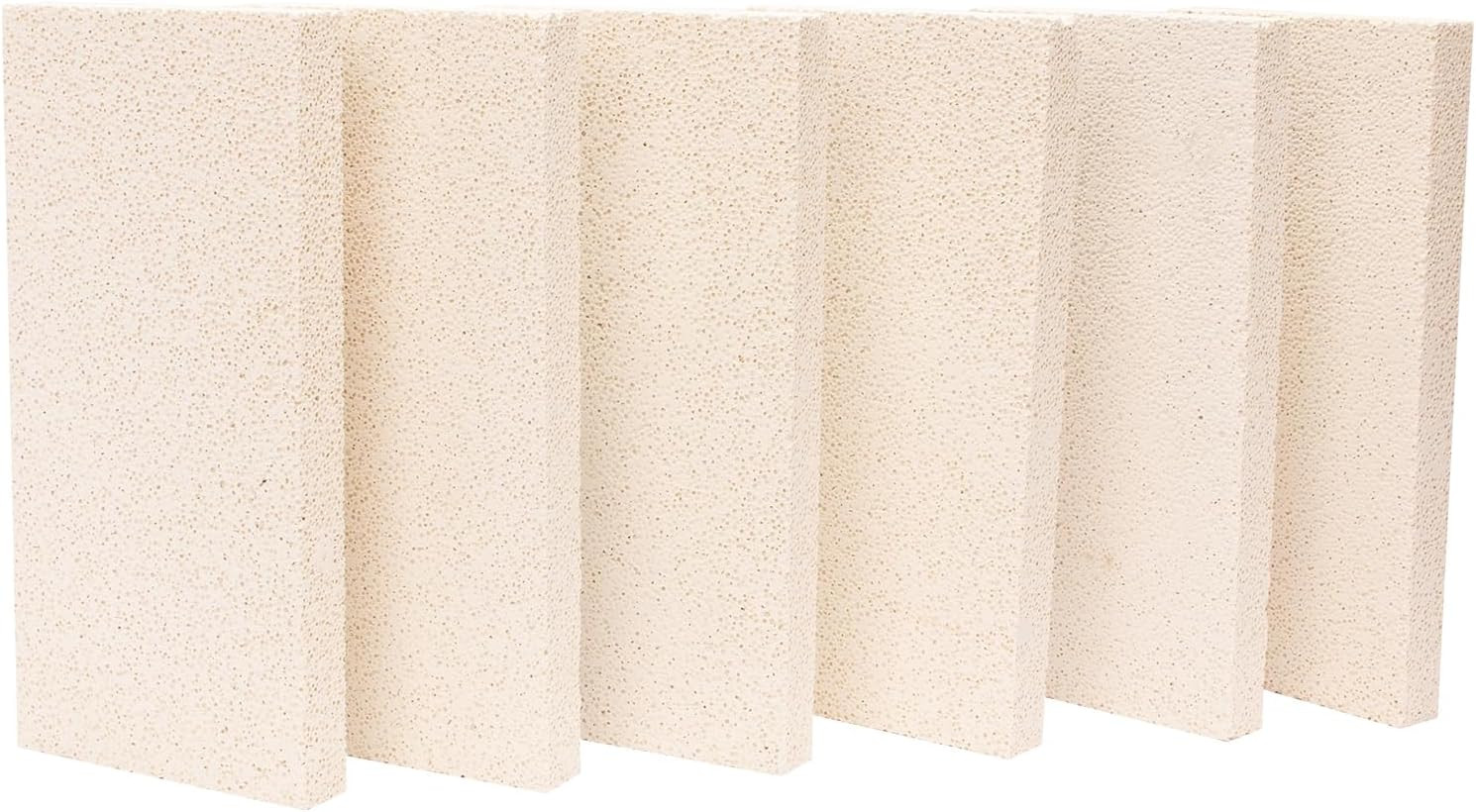 18 Pieces Insulating Fire Brick for Ovens, Kilns, Blacksmith, Fireplaces, Forges