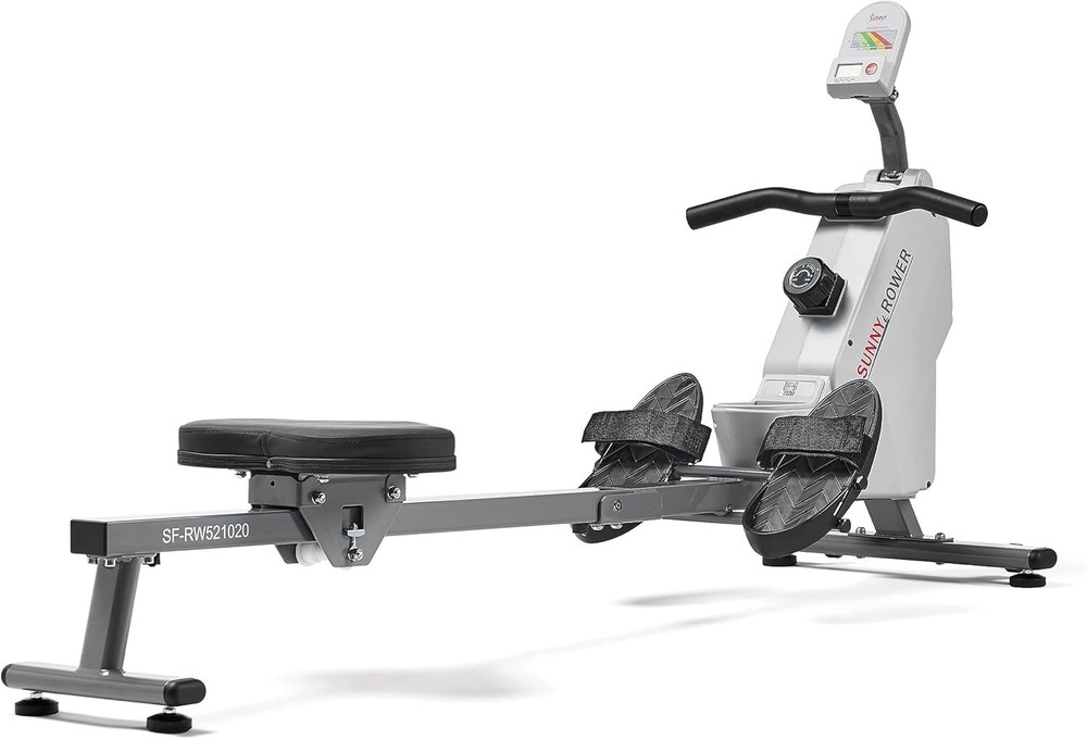 Magnetic Rowing Machine for Home Exercise, Quiet & Smooth Rower with Compact ...