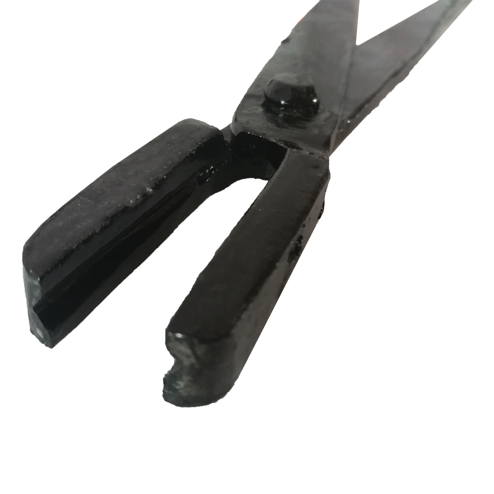 Hand Forged Square Jaw Tongs Blacksmith forge tool 16" length