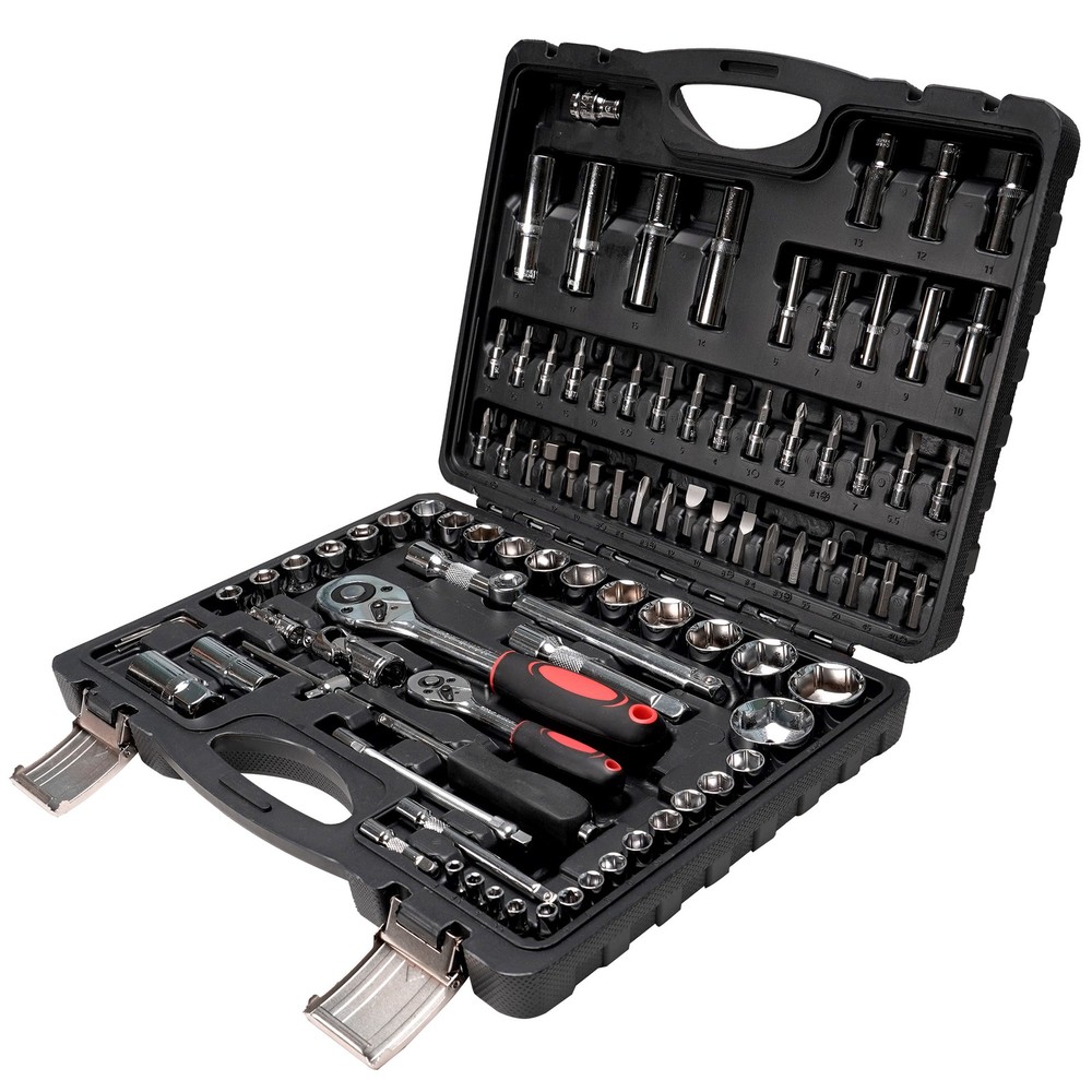 ANXTECH Socket Wrench Set 1/2" 1/4" Socket Set Mechanics Tool Set Repair Tool