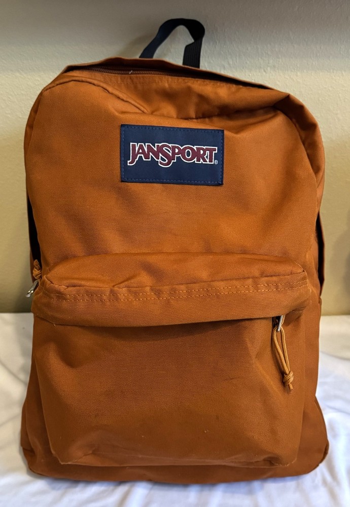 Jansport Backpack 2 Zip Compartments Adjustable Straps School Bag