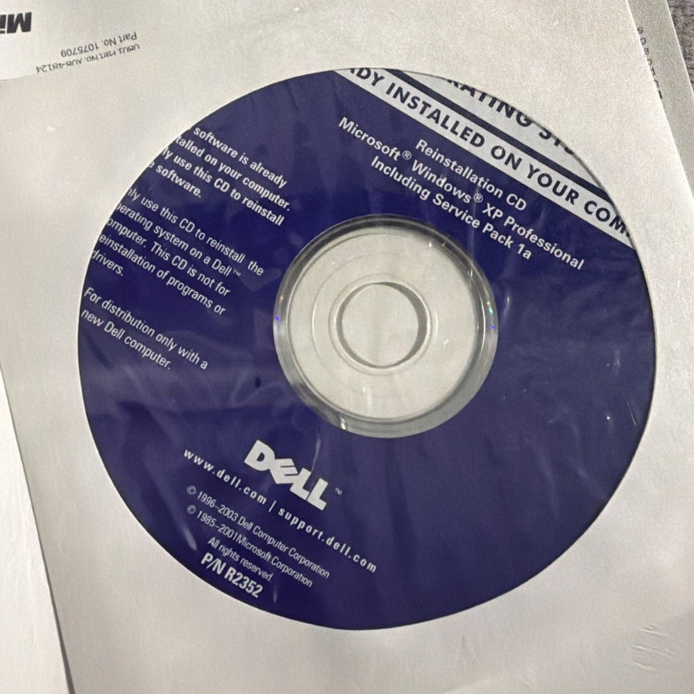 2002 MICROSOFT WINDOWS XP PROFESSIONAL SOFTWARE NOS SEALED