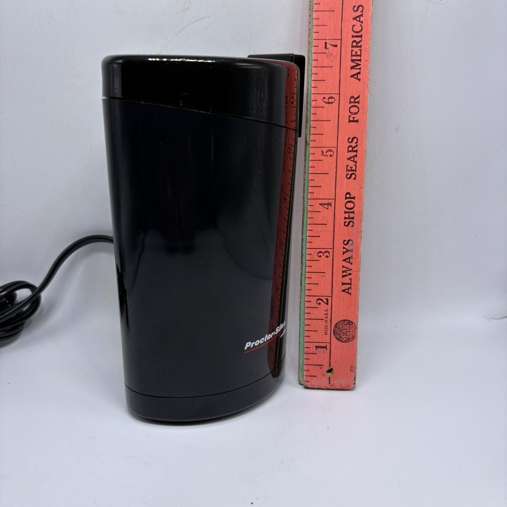 Proctor Silex Model E-1670 Black Automatic Safety Control Coffee Mill Tested