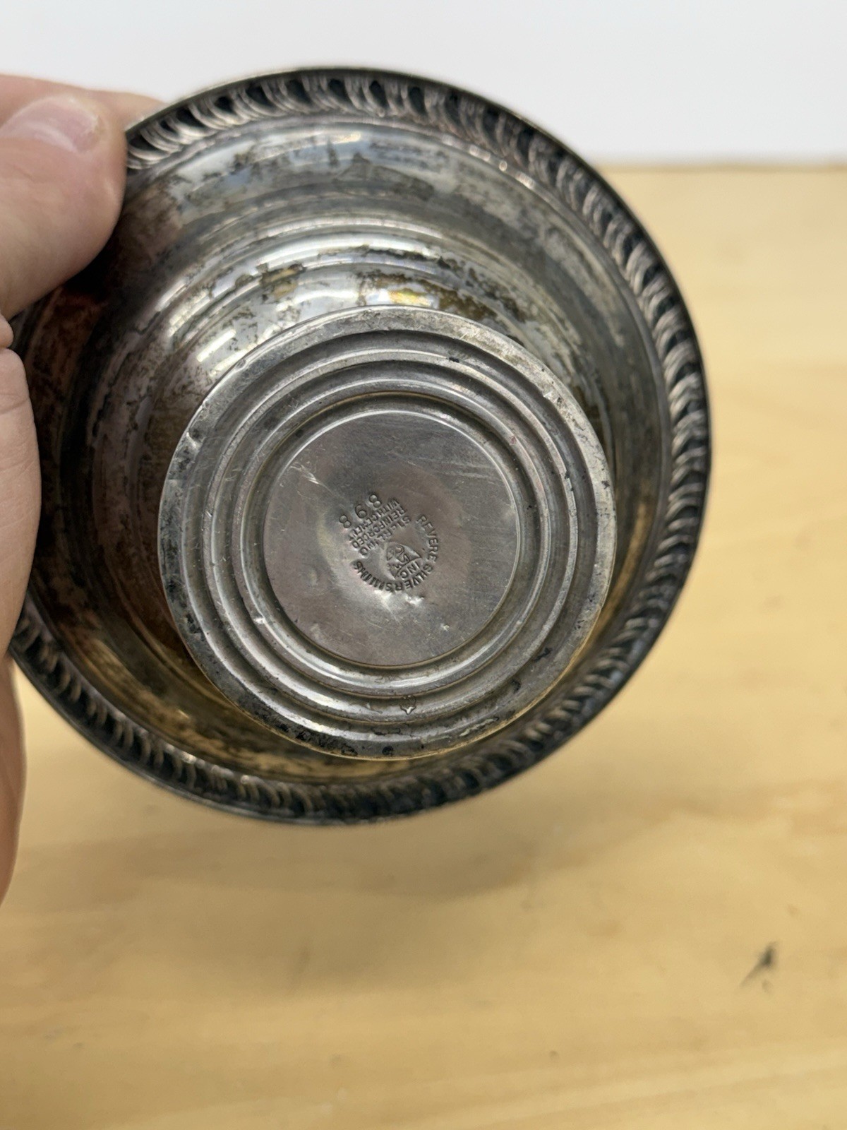 Revere Silversmiths Sterling Silver Weighted Compote 3” Tall #898