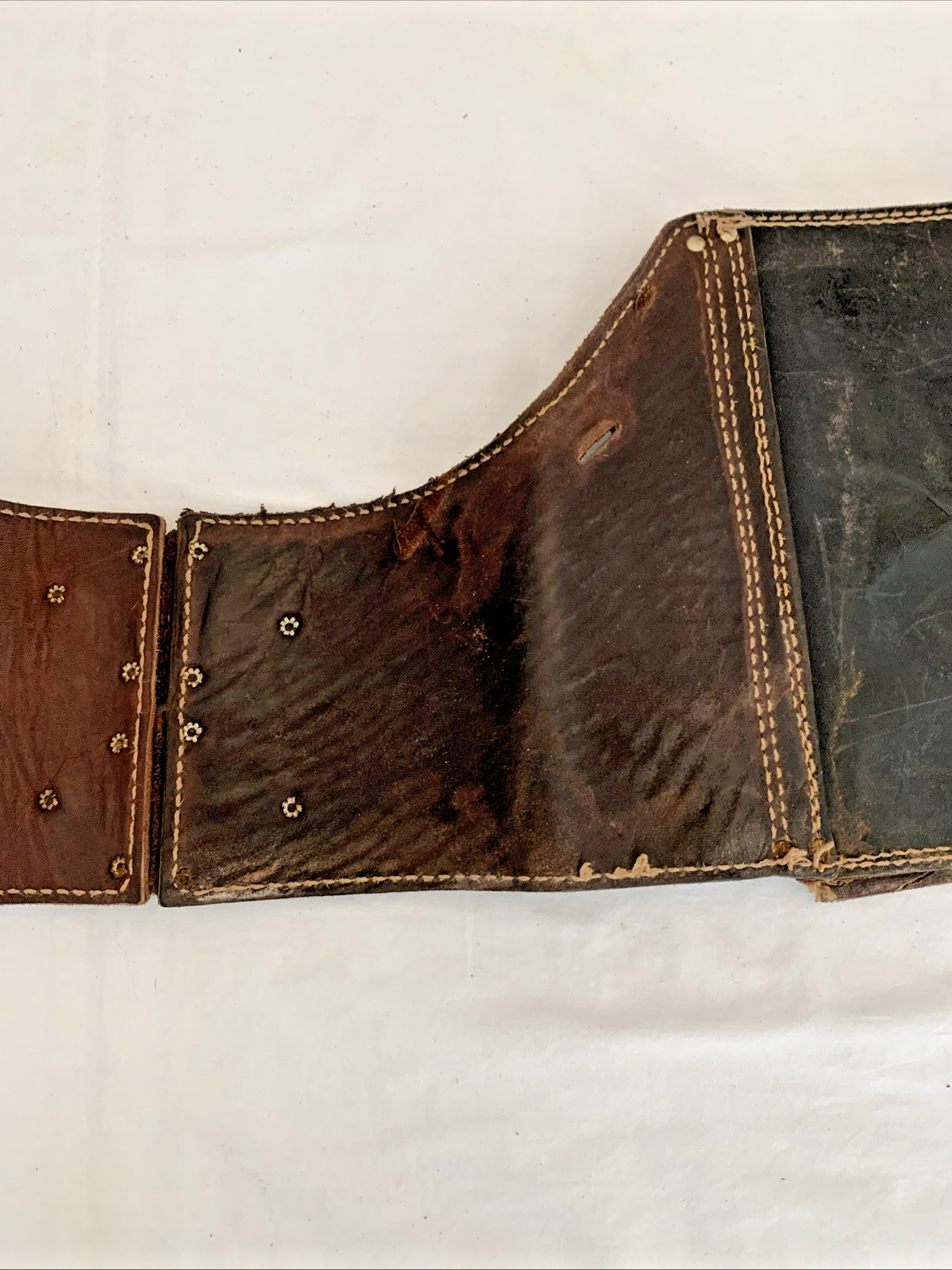 Vintage Leather Saddle Bags • Western Cowboy Horse Tack