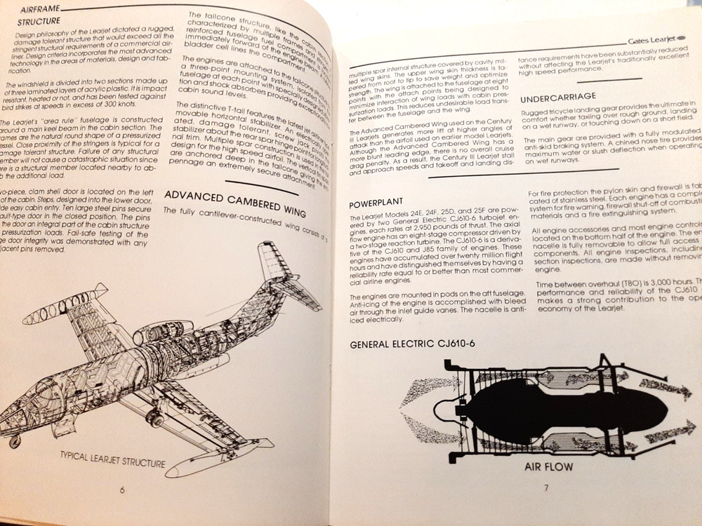 Gates Learjet 24F Brochure & Performance Guide & Reference Guide Century III