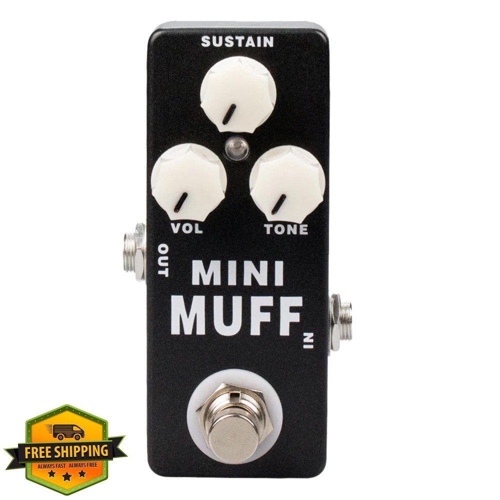 MINI MUFF Guitar Pedals Fuzz Bass Overdrive Buffer Delay