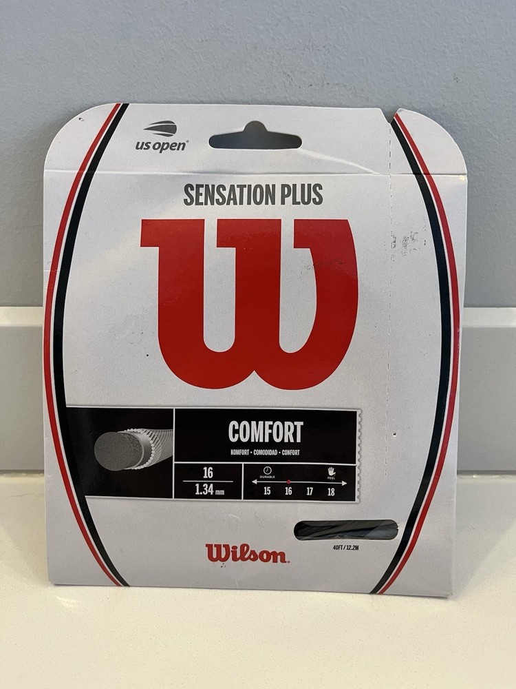 Wilson Size 16 Black Tennis String