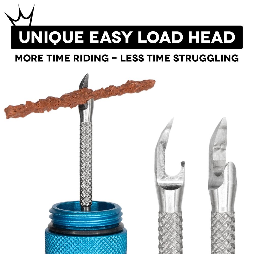 Holeshot Tubeless Puncture Plugger Kit, Black