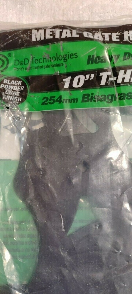 GATE HINGE 10" T-Hinge Non Self-Closing D & D Technologies Heavy Duty