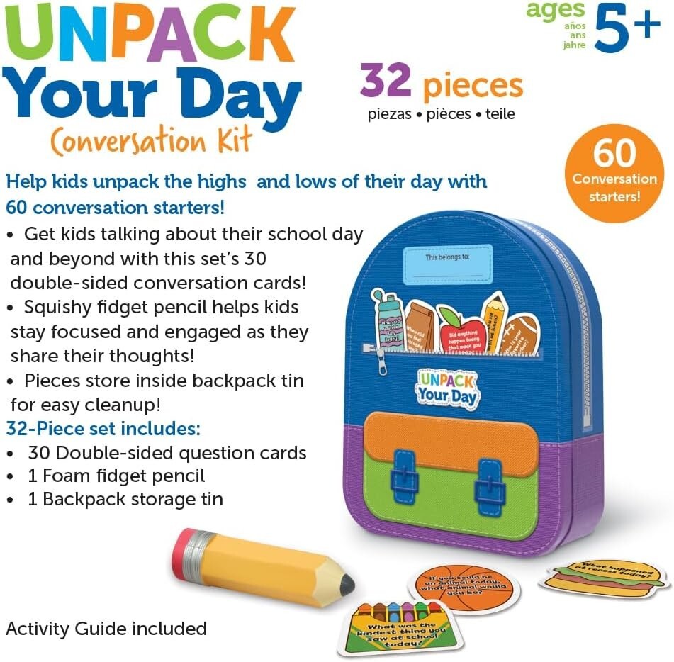 Learning Resources Unpack Your Day Conversation Kit - Social Emotional Learning