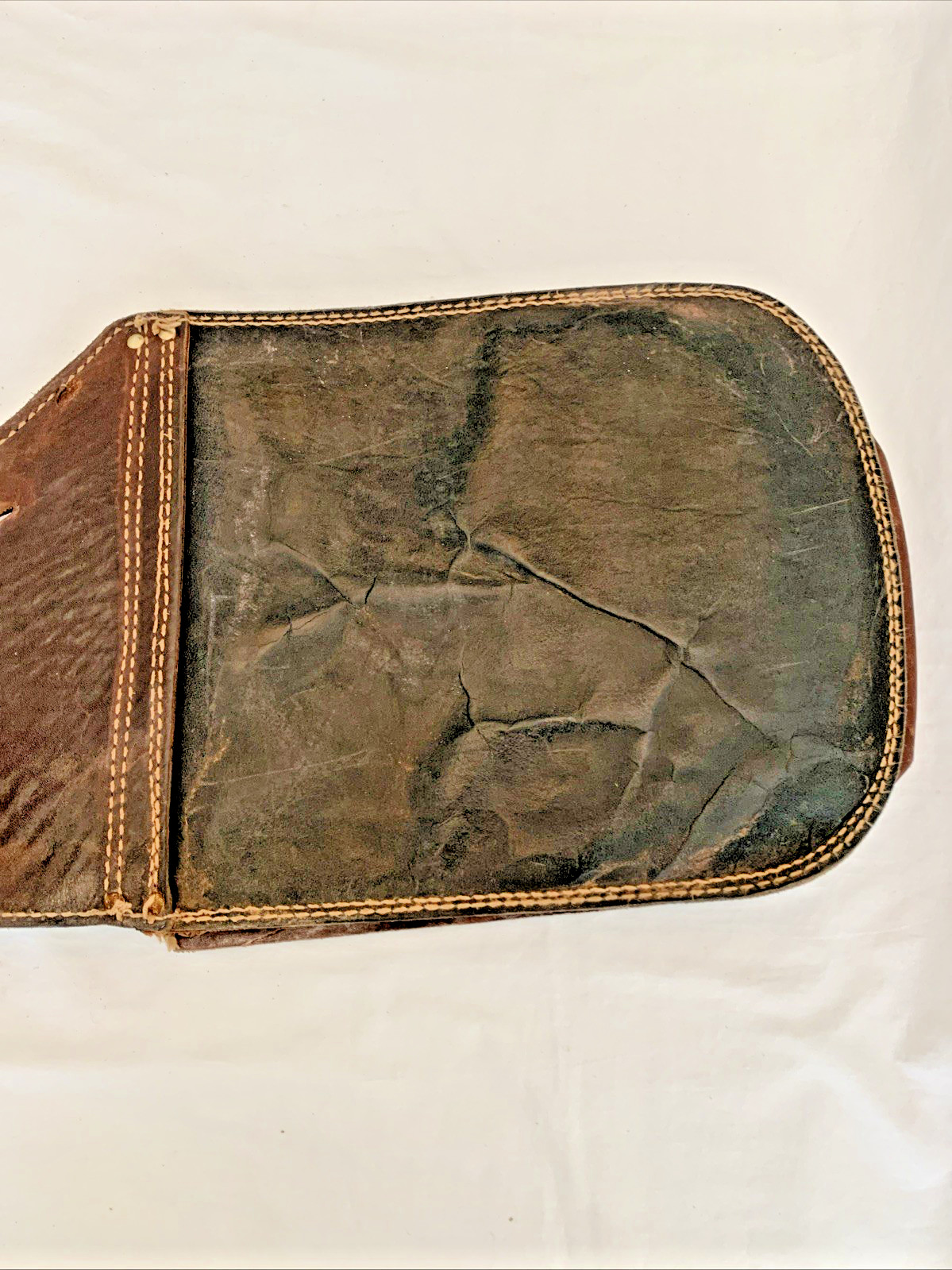 Vintage Leather Saddle Bags • Western Cowboy Horse Tack