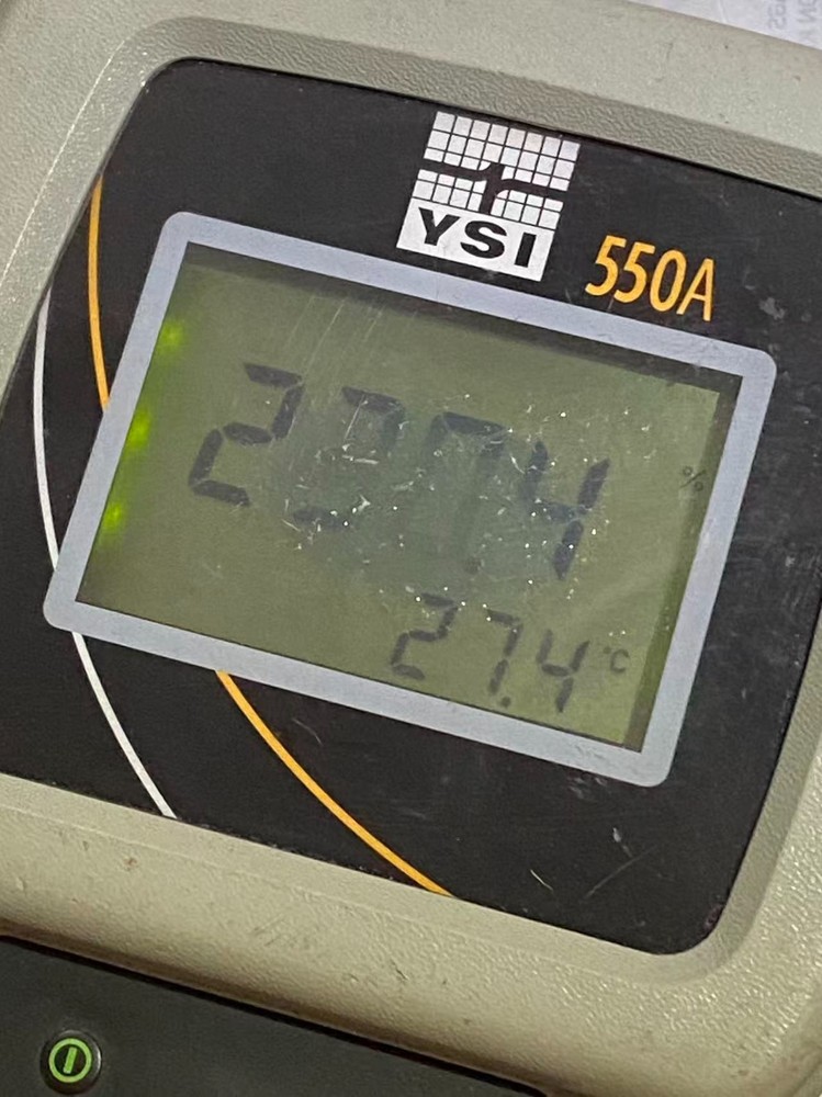 Fault Wrong Data YSI 550A Handheld Dissolved Oxygen Meter