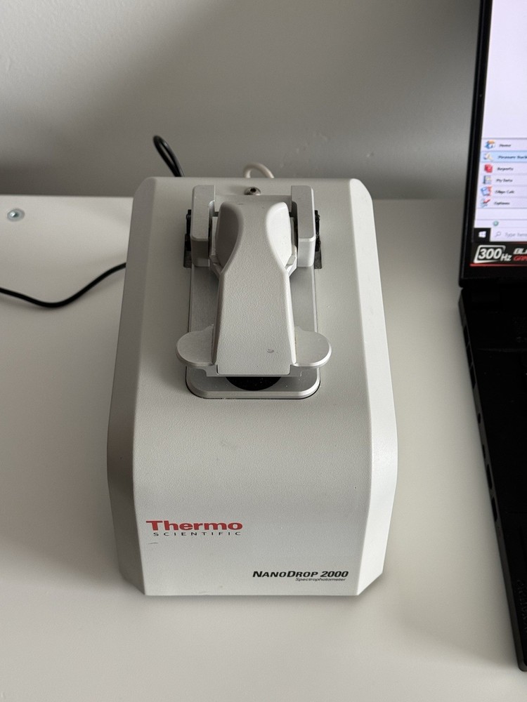 Thermo Scientific NanoDrop 2000 Spectrophotometer.