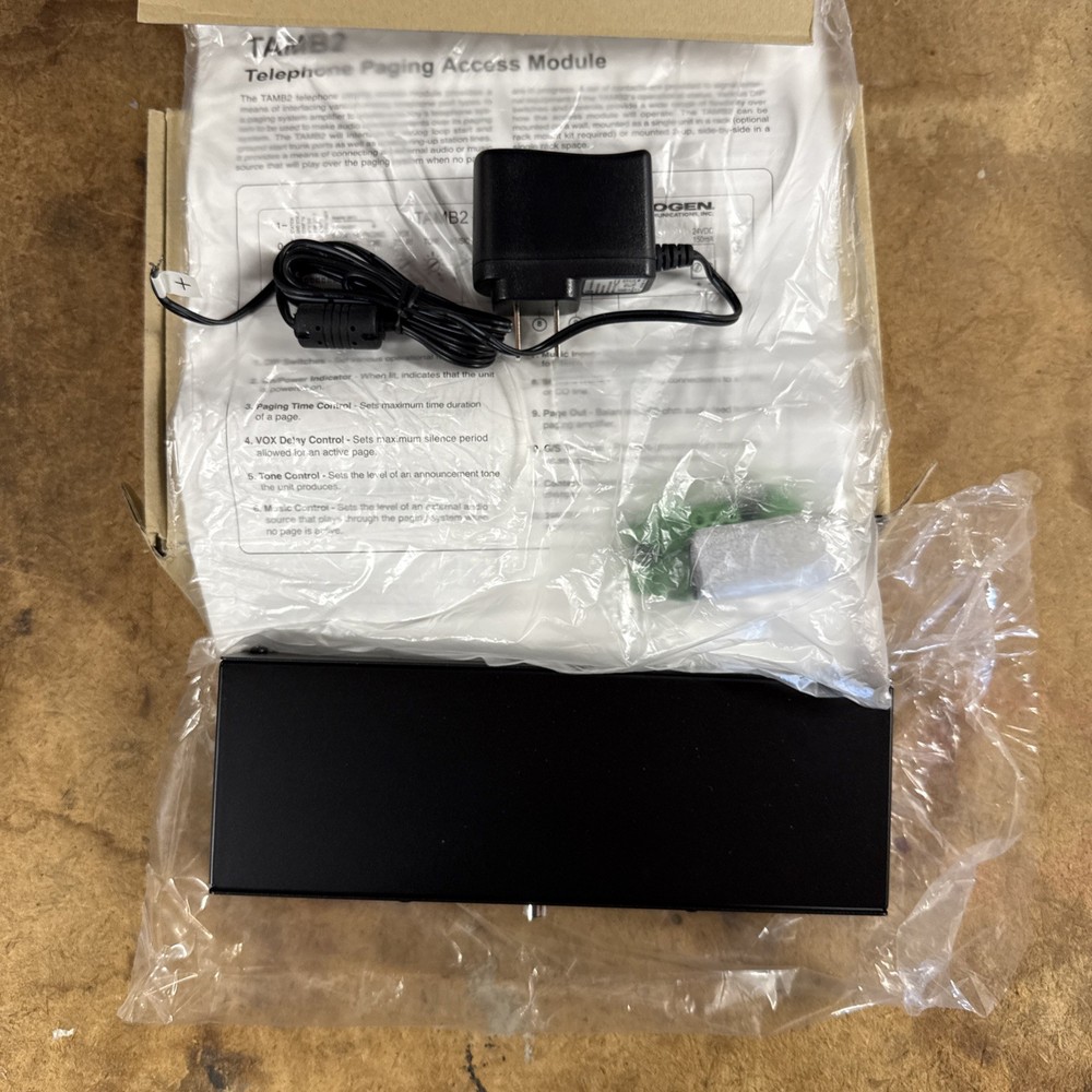 BOGEN Communications TAMB2-PS Telephone Paging Access Module with power