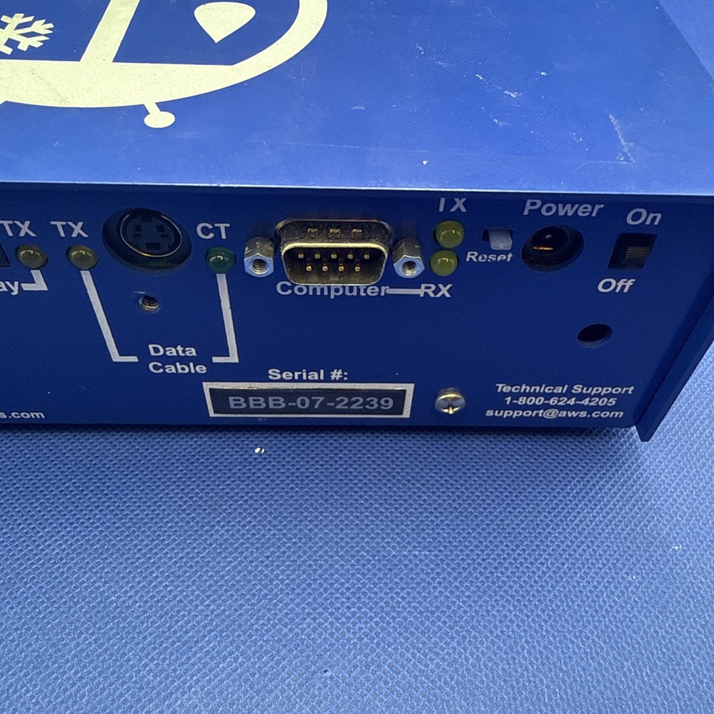 Weather Bug Tracking Station Blue Box Weather Data Logger / Internet Transmitter