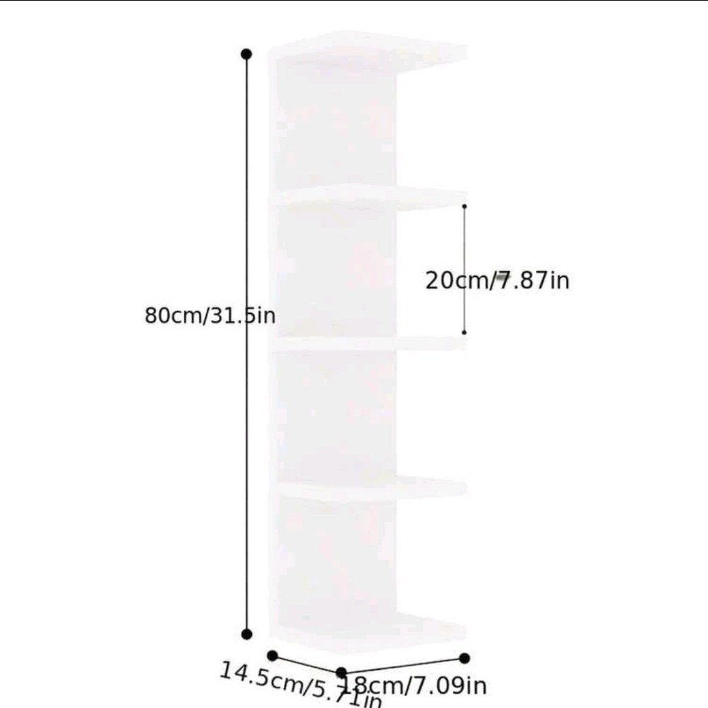 3/5 Layer Wall Frame Unit - Floating Frame Wall Frame Multifunctional Wall Shelf