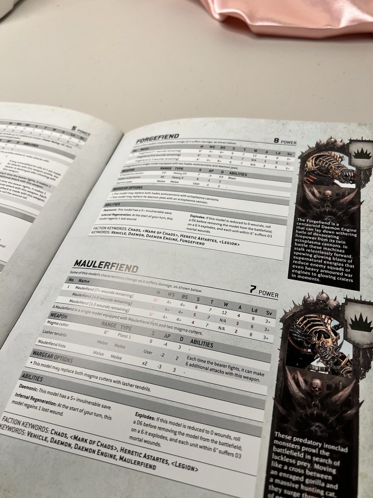 Warhammer 40k Eldritch Omens Booklet
