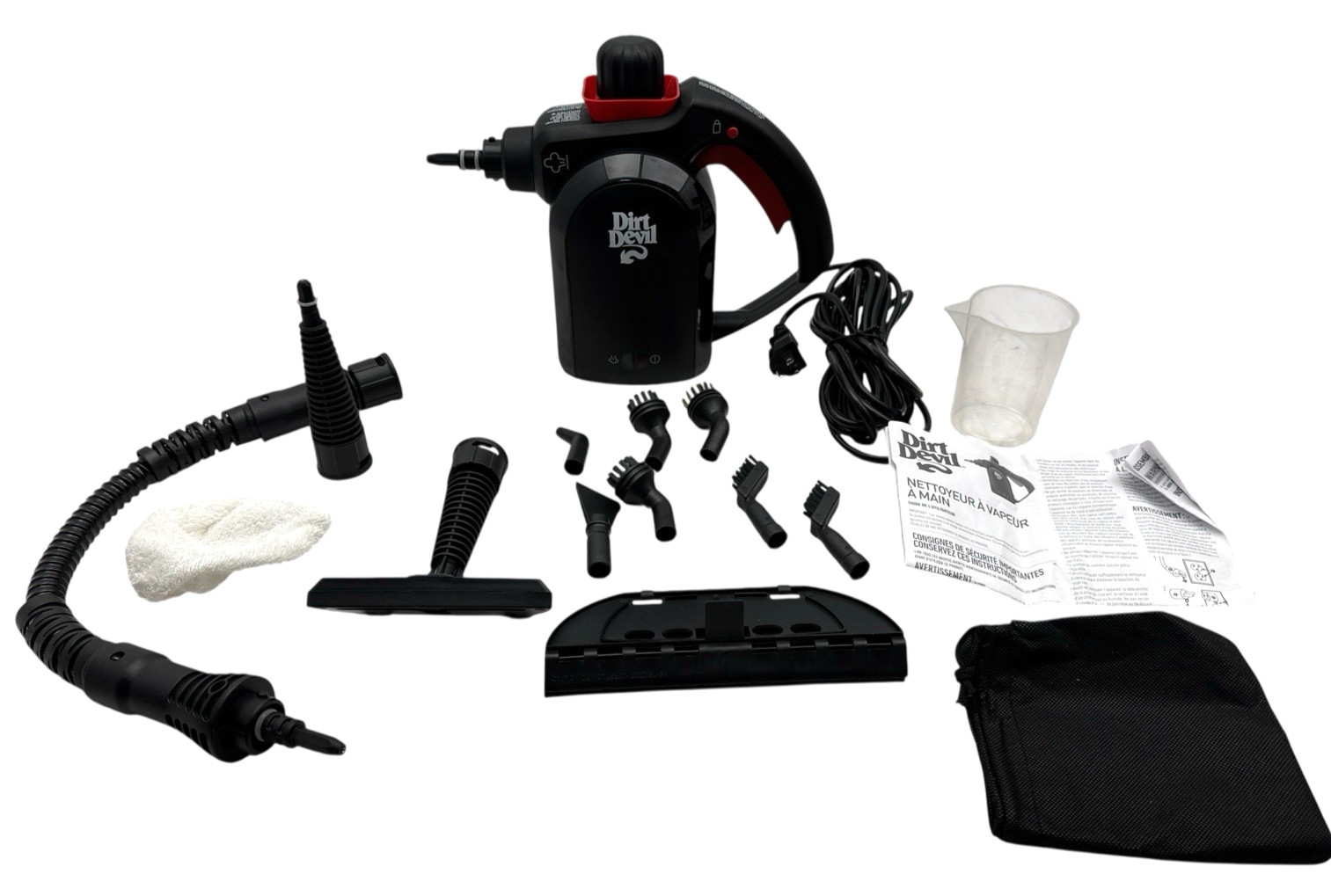 Dirt Devil Handheld Steamer With Attachments WD21000 (Used)