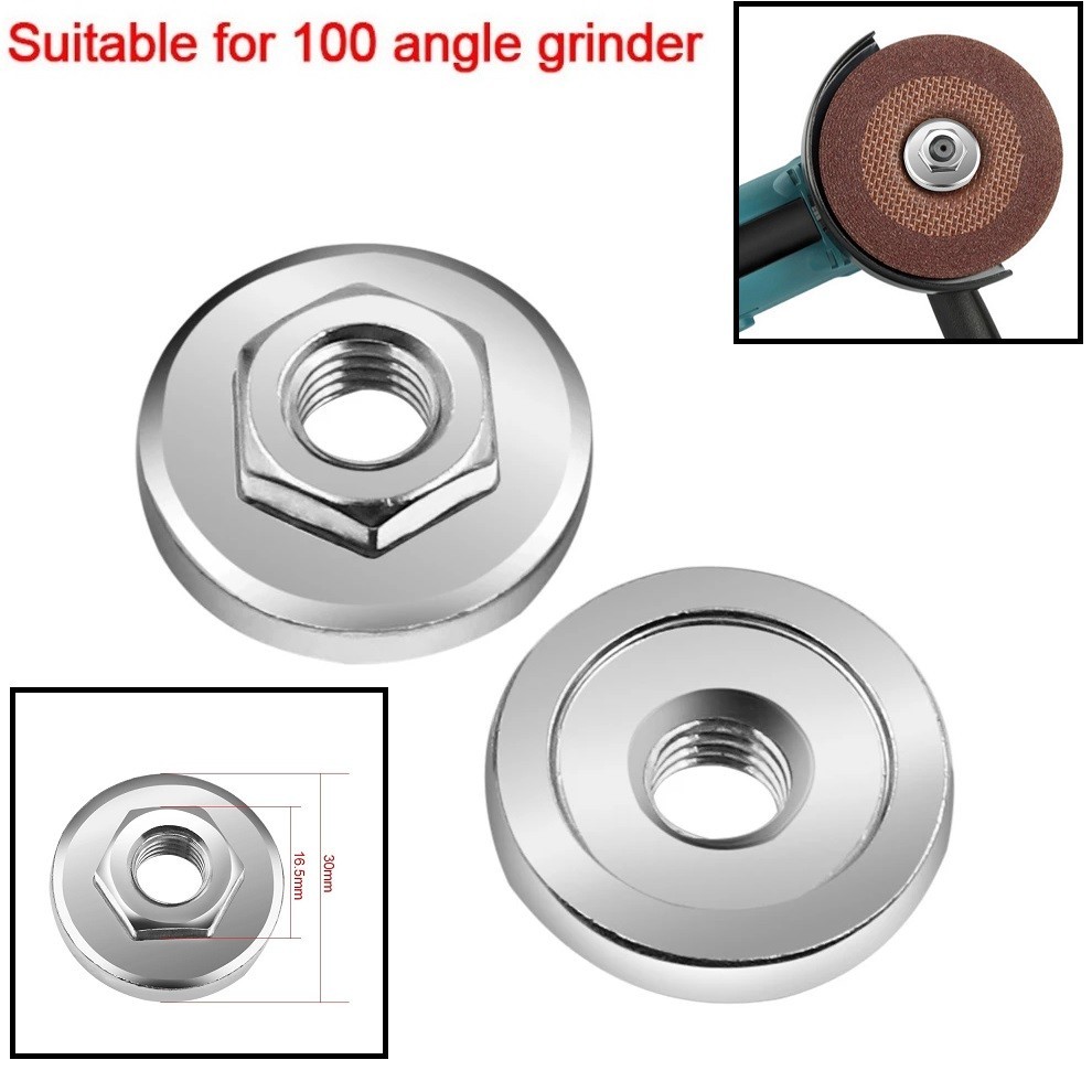 Hex Nut Set Tools Replacement For Angle Grinder Chuck Locking Plate Quick Clamp